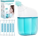 Sistema di irrigazione nasale con 30 Saline Packets Nasal Care, Sinus Rinse Machine, Nasal Rinse Machine, Nasal Cleaner con Auto Waste Collection Funzione per Sinus, Allergie nasali - Verde