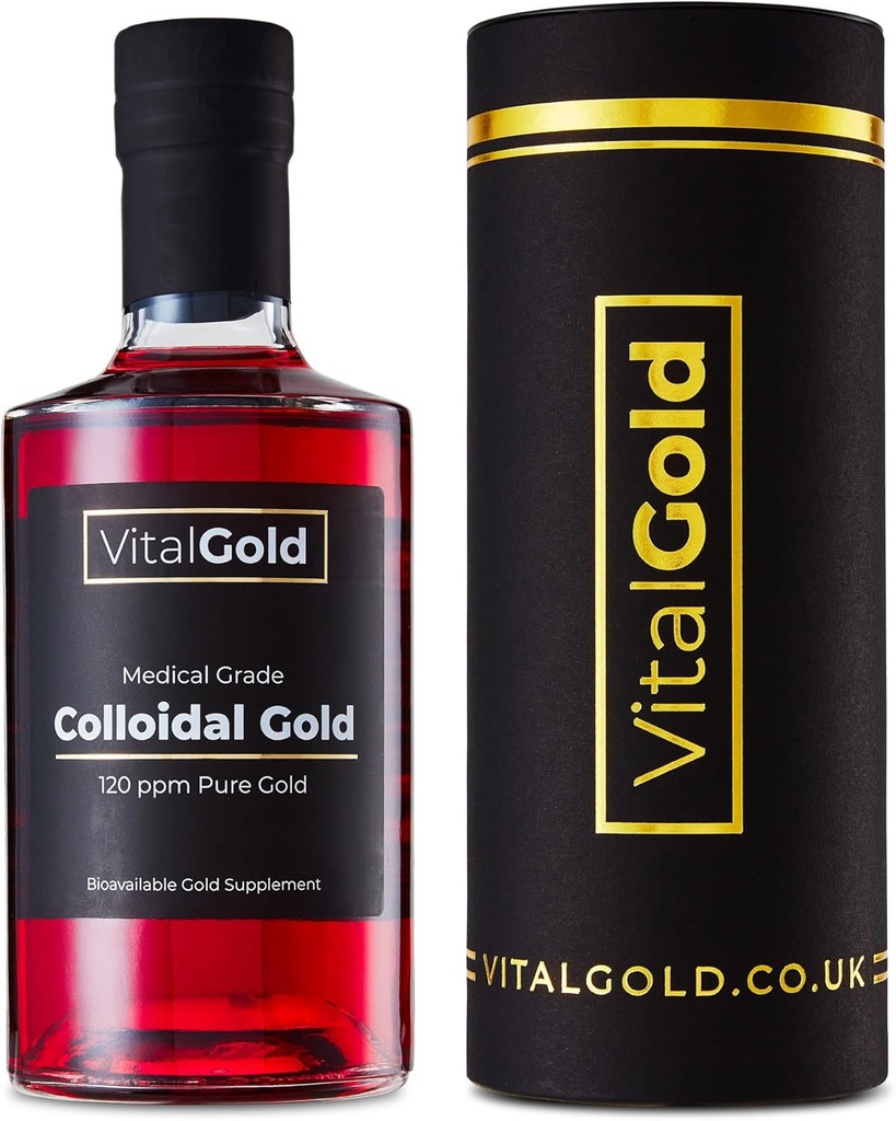 Oro Colloidale 120 PPM - 500ml - Supplemento in oro ultra resistente