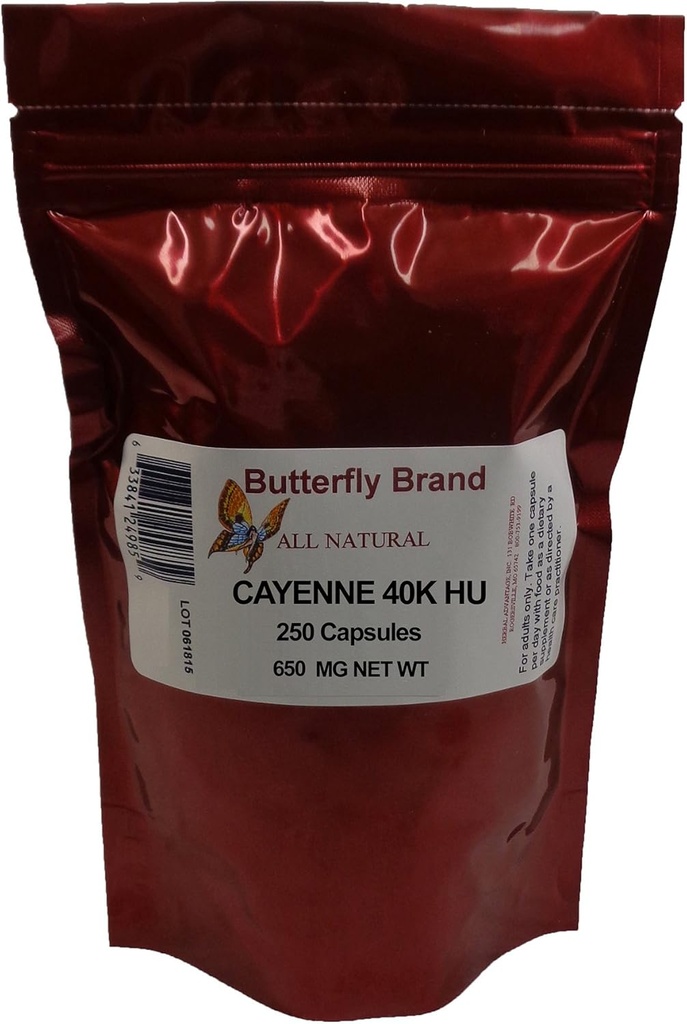 Cayenne 40K HU Capsule 650mg Bag di 250