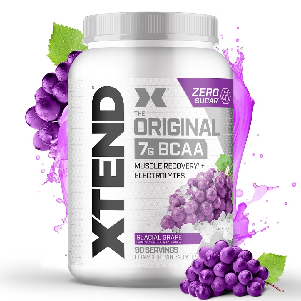 Xtend originale BCAA Polvere 7g BCAA e 2.5g L-Glutamina, Sugar Free Post Workout Muscle Recovery Drink con aminoacidi per uomini e donne, 90 Serve