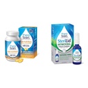 TheraTears Omega 3 Supplemento, 1200mg, 90 ct (Pack of 1) & SteriLid Eyelid Cleanser e Face Wash, per occhi irritati, 2 fl oz Spray