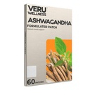 Veru Wellness Ashwagandha Patch - Stress Relief, Natural Mood Support, Stress, Energy e Focus Support Patch (60 Count)