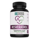 ZHOU Resveratrolo: 29: Vcp, (Btl-Plastic) 1000mg 60ct