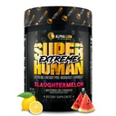 ALPHA LION Superhuman Extreme High Stim Pre Workout Powder, Beta Alanine, L-Taurine & 356mg Tri-Source Caffeina per l'energia sostenibile, Nitric Oxide & Citrulline per la pompa (21 Servings, Slaughtermelon)