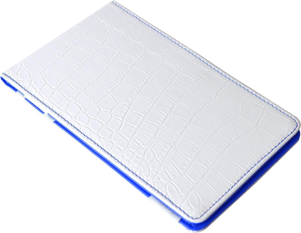Premium Crocodile Effetto Scorecard Holder con Unlimited Printable Golf Game Trackers Fogli