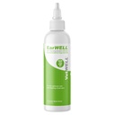 VetWELL Ear Cleaner per cani e gatti - Otic Rinse per infezioni e controllo dell'orecchio infezioni e odori in animali - 8 once (Cucumber Melon)