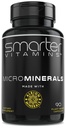 15mg Zinc Glycinate da Albion® 6 Trace Essenziale Minerali Bisglycinati, Manganese, Borone, Cromo, Selenio, Integratore di Molibdeno, 90 Capsule Vegani Basati sulle piante