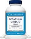 La vitamina Shoppe Citrato di potassio 99MG - Supporta la salute cardiovascolare, promuove la funzione cellulare, e aiuta a mantenere l'equilibrio elettrolitico per il benessere generale (300 capsule)