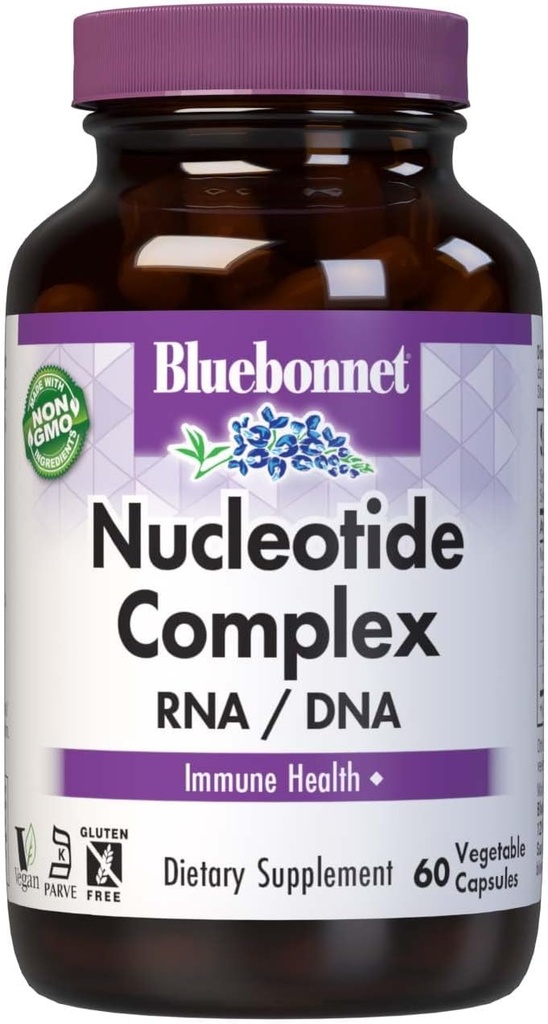 BlueBonnet Nucleotide supplemento complesso, 60 conte, bianco