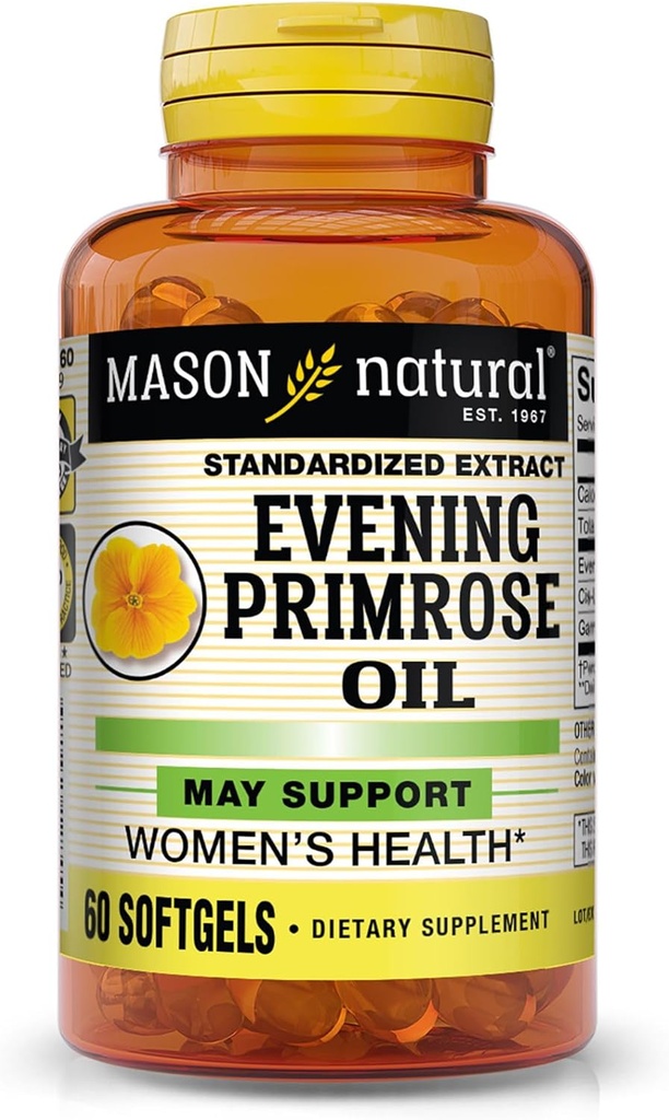 Mason Naturale, Sera Primrose Olio Donna Salute Softgels - 60 Ea