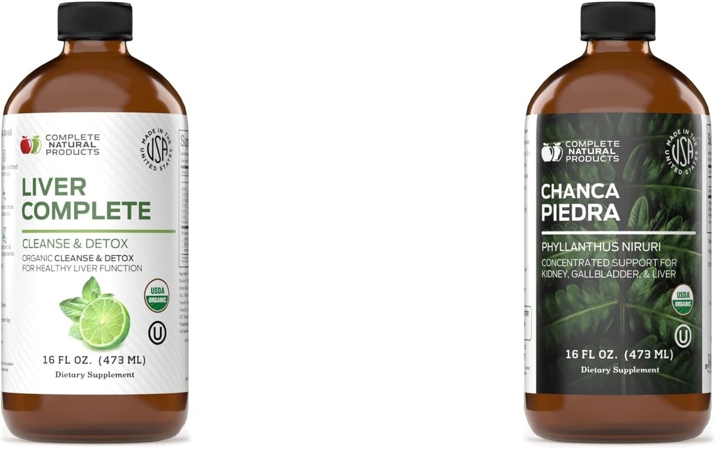Prodotti naturali completi fegato completo 16oz & Chanca Piedra 16oz Bundle