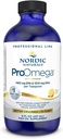 Nordic Naturals ProOmega Liquid, Limone Flavor - 8 oz - 2840 mg Omega-3 - Olio di pesce ad alta potenza con EPA & DHA - promuove cervello, occhio, cuore, & salute immunitaria - Non-OGM - 48 Serve
