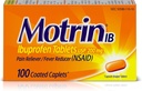 Motrin IB Riduttore di febbre da dolore (NSAID) Tablet Ibuprofen, 100 Conte