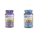 Giardino della vita Organics Prenatal Gummies Multivitamina con vitamina D3, B6, B12 & Organics Men's Gummy Vitamins Multi Berry, 120 Count
