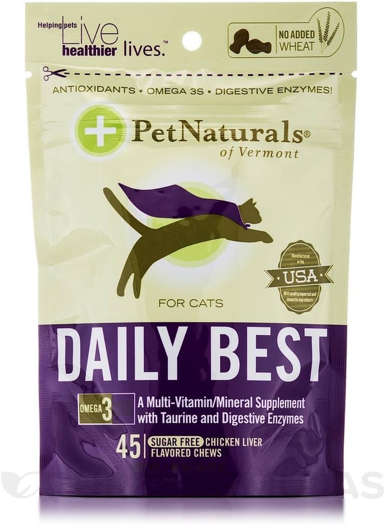 Pet Naturals Daily Best for Cats (45 conteggio)