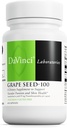 DAVINCI Labs Grape Seed-100 - Integratore alimentare per sostenere il sistema immunitario, la funzione vascolare e la pelle sana* - con 100 mg di estratto di semi di uva per porzione - senza glutine - 60 capsule vegetariane