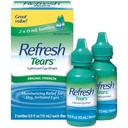 Lacrime rinfrescanti, gocce lubrificanti, 2 bottiglie.5 fl oz (15 ml)