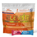 I migliori chetoni MCT & BHB chetoni esogeni Bere i pacchetti di miscela Elevate Keto Electrolytes Powder Packets No Sugar con 4 elettroliti principali Plus Idratazione Proprietario Keto BHB - 30 Pack Arancione