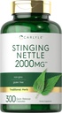 Carlyle Sting Nettle Leaf Extract 2000mg | 300 Capsules | Non-OGM & Gluten Supplemento gratuito
