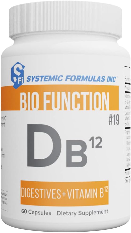 Formula sistemica DB12 Digest VIT. B12 - Digestivi + Vitamina B12. Formula B12 con assorbimento B12 migliorato.