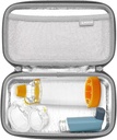 RLSOCO Caso di trasporto per Asthma Inhaler per bambini e adulti,Inhaler Spacer caso di viaggio per dispositivo, maschera e altri accessori (solo cassa)