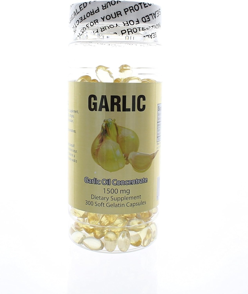 Olio di aglio Concentrato 3 MG (1500:1) 300 capsule Colesterolo GRATIS, Nuovo prodotto Buono!