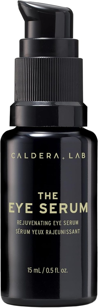 Caldera + Lab Il siero degli occhi | Siero degli occhi degli uomini formulato per linee sottili, cerchi scuri e puffiness.