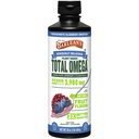 Liquido di Barlean Flaxseed, Borage e Algae Oli Omega 3 Supplemento, Pomegranate Blueberry Flavor, Vegan EPA e DHA, Flax e Borage Seed Oil con 3,980 mg di Omega-3-6-9, 16 oz