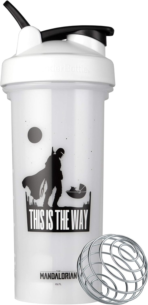 BlenderBottle Star Wars Shaker Bottiglia Pro Serie Perfetto per Protein Shakes and Pre Workout, 28-Ounce, Questo è il modo
