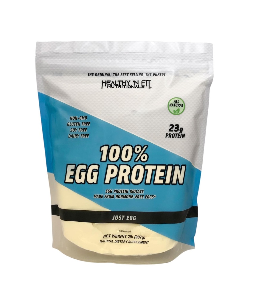 Sano 'N Fit - 100% Egg Protein (non aromatizzato) Naturale, 2 lb Bag. Solo Uovo Istant Dried Whites: Ottimo per cuocere e mescolare.