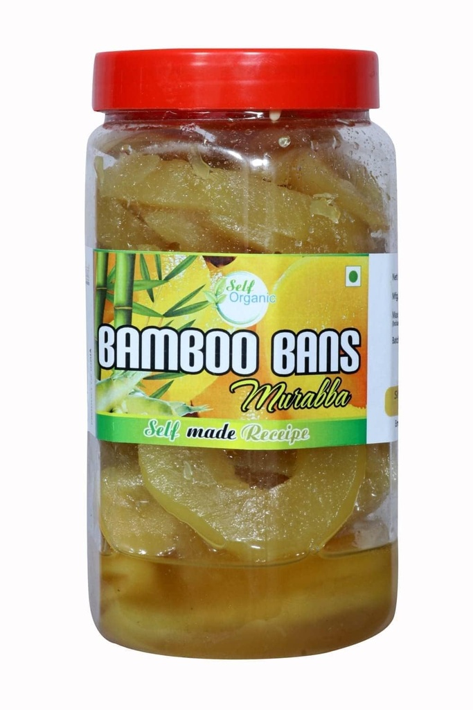 SENTA Homemade Delicious Sweet Bamboo Murabba | Fresco e naturale pronto per mangiare bans Ka Morabba - Aiuta ad aumentare l'altezza | Nessun colori artificiali & Additivi (1 Kg)