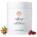 sibu Sea Buckthorn Omega-7 Softgels Starter Kit (60ct, 30 Day Supply) – Supplemento per pelle sana, capelli, unghie e asciugatura