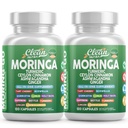 Estratto di caffè verde + Turmeric Moringa Leaf Ceylon Cinnamon Ashwagandha Ginger Tart Cherry Boswellia Quercetin Aglio Santo Basilio Saffron Nettle Pepe Nero Moring-Go Supplemento Da Clean Nutra (2)