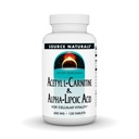 Fonte Naturals Acetil L-Carnitina & Acido Alfa-Lipoico 650mg - 120 compresse