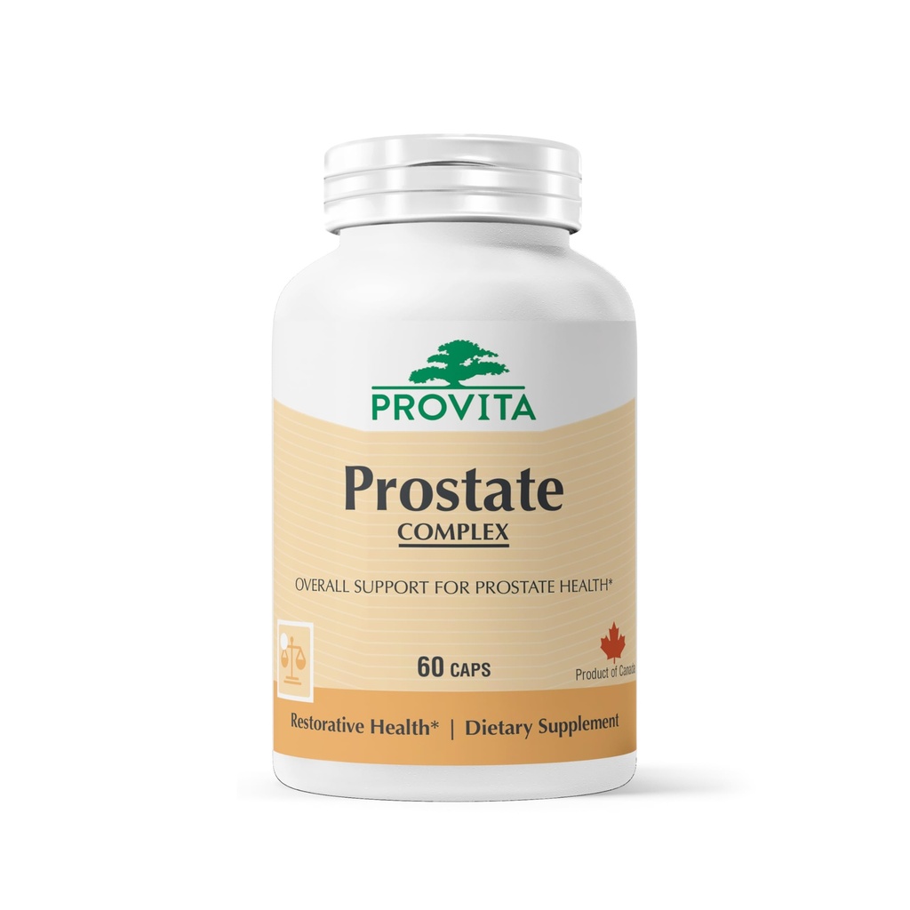 PROVITA Prostate Complex | Integratore per la salute della prostata per gli uomini con Saw Palmetto, Beta-Sitosterol & Pygeum | Supporta il flusso urinario, la prostata sana e le proprietà antiossidanti