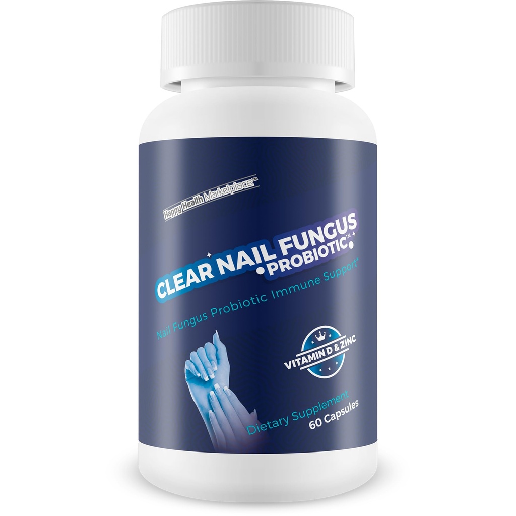 Clear Nail Fungus Probiotic - Migliori Pillole di Trattamento Natural Fungus per Rimozione Toenail e Nail Fungus