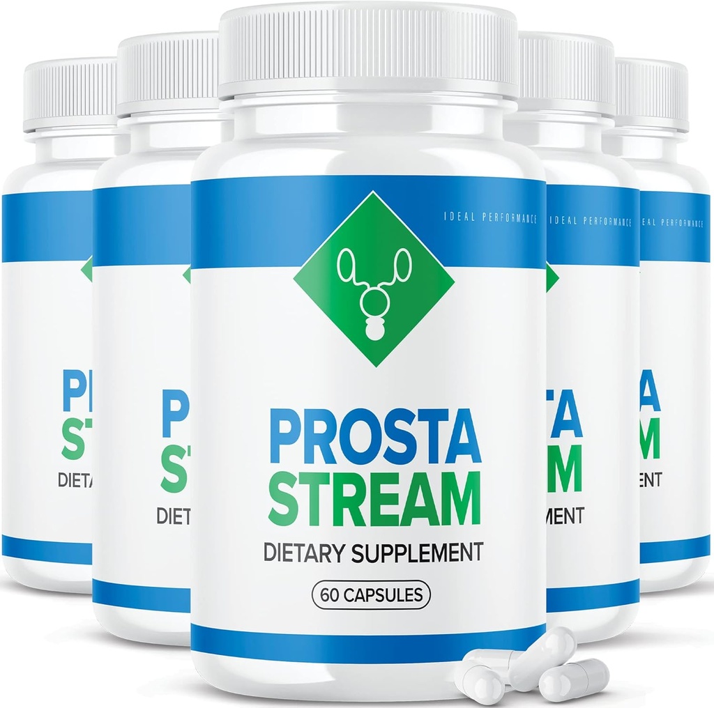 IDEAL PERFORMANCE (5 Pack) Prosta Stream Prostate Supplemento pillole Prostastream (300 capsule)