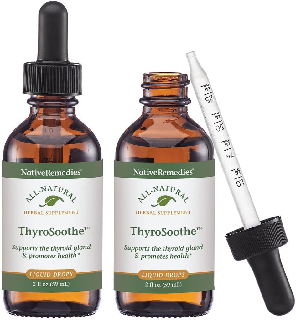 Fox Valley Traders Rimedi nativi ThyroSoothe 2 Pack