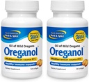 NORTH AMERICAN HERB & SPICE Oreganol P73 - Confezione da 2, 120 Softgels - Unprocessed, Vegan-Friendly Wild Oregano - Mediterranean Source - Non-GMO - 240 Total Servings
