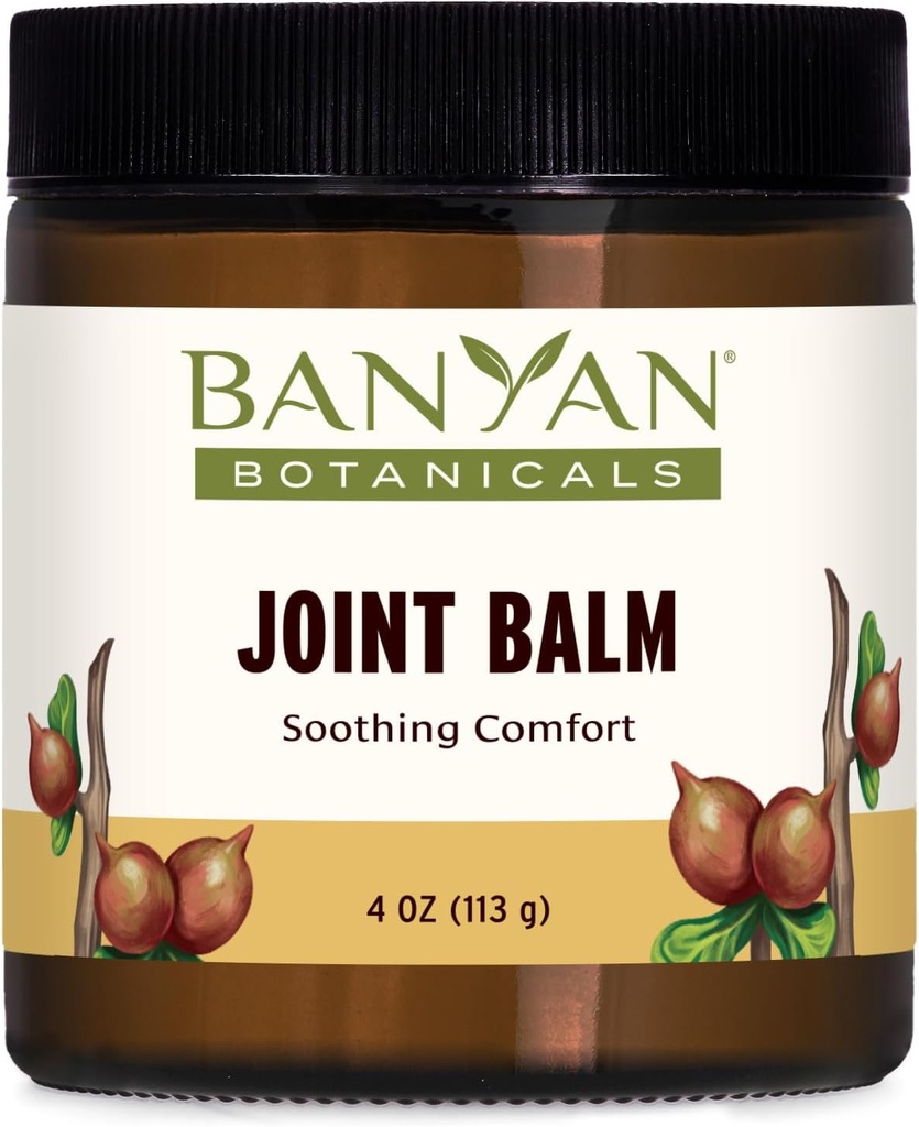 Banyan Botanicals Joint Balm – Bilancia Organica per Giunti con Boswellia e Guggulu – per sostenere Confortevoli Giunti e Salute Giunta Globale – 4 oz – Non OGM Sostenibilmente Source Petroleum Free