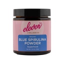 Eleven TLC, Polvere di Spirulina Blu Organica, senza aroma, Superfood, Vitamine + Minerali, Espirulina Azul en Polvo, Proteine delle Piante, Non OGM, Vaso di vetro non disordinato, 1.24 Ounce 35 Servings
