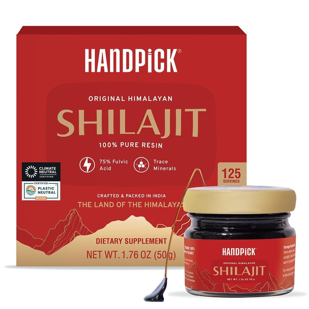 Pure Himalayan Shilajit Resina imballato in sacchetto di chiusura a cerniera