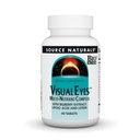 Fonte Naturals Visual Eyes Integratore alimentare - Multi-Nutriente Complesso con Estratto di Bilberry, Acido Lipoico e Lutein - 60 compresse