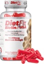 DIETFIT | Biotin 100 Capsules | Radiant Hair, Skin e Nails Formula | Energizing Nutrient Blend | Advanced Beauty Support | Easy Daily Use | Fitness Supplements | Soluzione Fitness