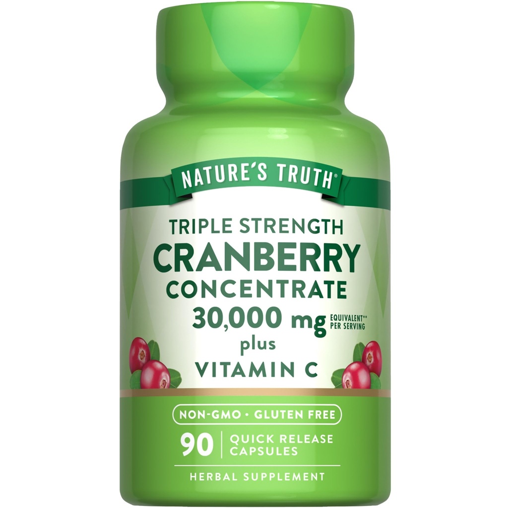 Pillole di concentrazione di mirtilli naturali 30.000mg | Plus Vitamina C | Capsule di supporto a tripla resistenza | Non-GMO & Gluten Supplemento gratuito