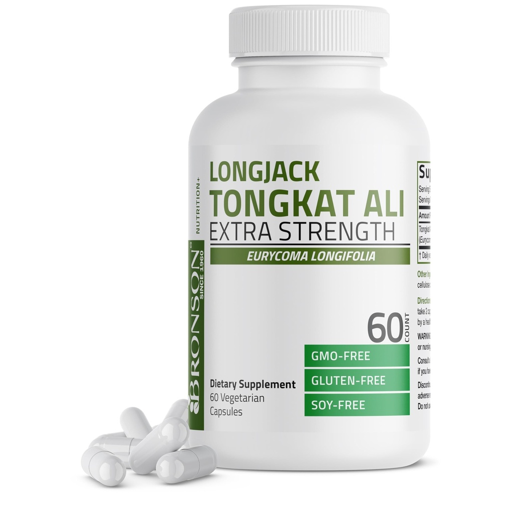 Bronson Longjack Tongkat Ali Extra Forza, 60 capsule vegetariane