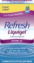 Refresh Liquigel Lubricant Eye Gel, 2 bottiglie 0.5 Fl Oz (15mL) Ogni sterile (30mL)