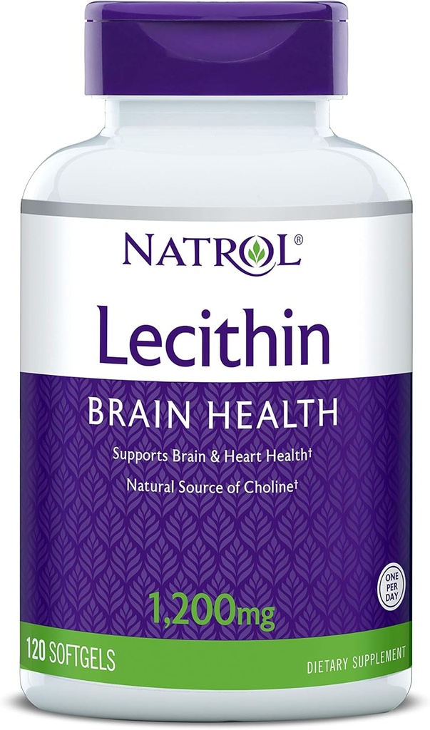 Natrol SOYA Lecithin integratore minerale, 1.200 mg, 120 conte