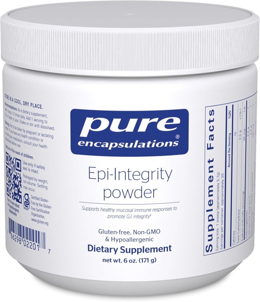 Pure Encapsulations Epi-Integrity Powder | Supporta risposte immunitarie sane mucosali per promuovere G.I. Integrity | 6 once