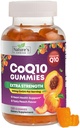 CoQ10 Gummies per adulti - Coenzyme Q10 100mg Per Serving - 3X Forza, Supplemento antiossidante ad alto assorbimento per il supporto di salute del cuore & produzione di energia - Co Q10 (Coq 10) Integratori - 120 Gummies